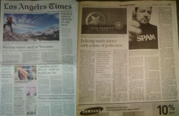 Web Sheriff in LA Times